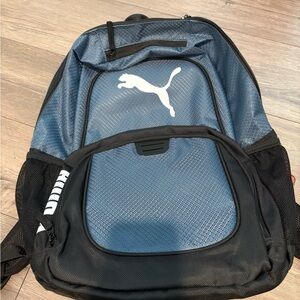 Puma Blue and Black Backpack